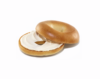 Bagel with Cream Cheese Spread menu item